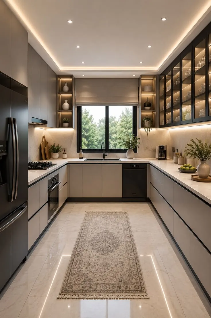 U-Shaped Kitchens